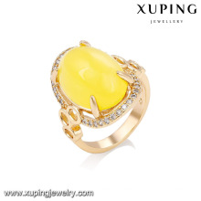 14727 xuping Schmuck 18k vergoldet 2018 Modedesign Gold Fingerring für Frauen